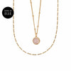 'Feel The Love' Necklace Layering Set 18ct Gold Plate