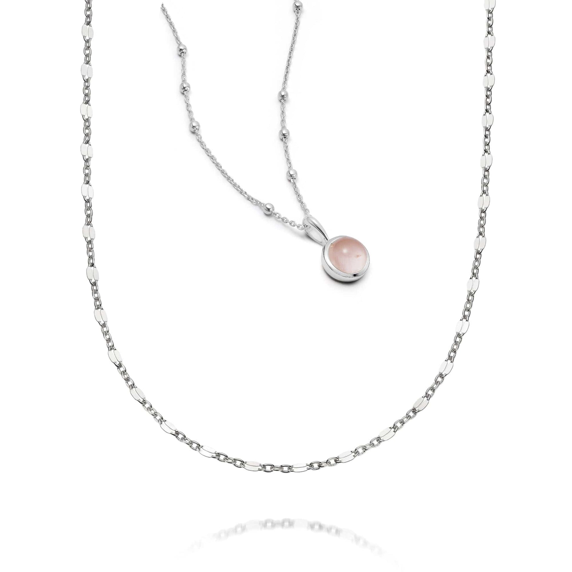 'Feel The Love' Necklace Layering Set Sterling Silver