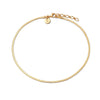 Fine Snake Chain Anklet 18ct Gold Plate