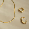 Fine Snake Chain Necklace 18ct Gold Plate