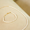 Freshwater Seed Pearl Bracelet 18ct Gold Plate