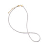 Freshwater Seed Pearl Necklace 18ct Gold Plate