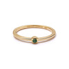 Green Aventurine Healing Stone Ring 18ct Gold Plate