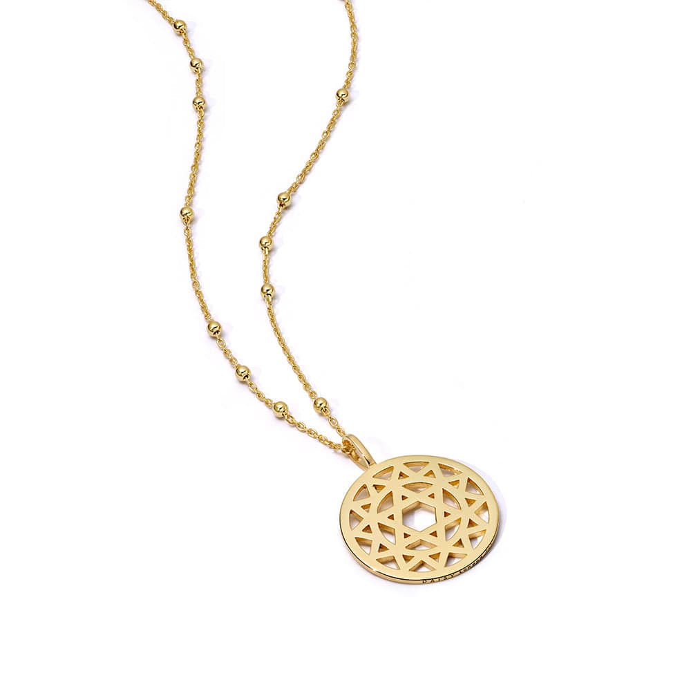 Heart Chakra Necklace 18ct Gold Plate