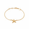 Isla Starfish Chain Bracelet 18Ct Gold Plate