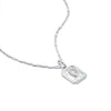 June Moonstone Birthstone Necklace Sterling Silver