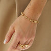 Polly Sayer Knot Chain Bracelet 18ct Gold Plate