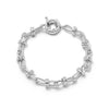 Polly Sayer Knot Chain Bracelet Silver Plate