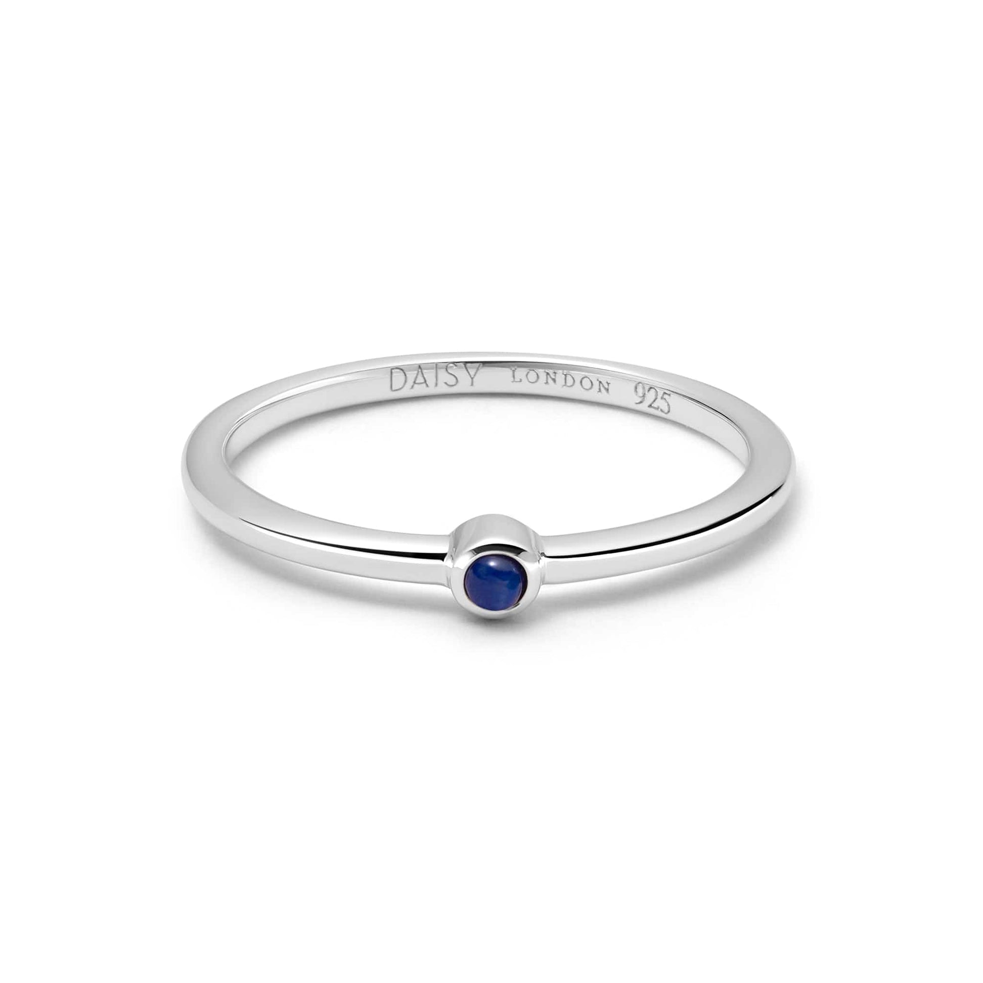 Lapis Healing Stone Ring Sterling Silver