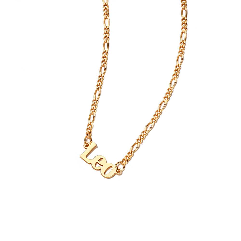 Leo Zodiac Necklace 18ct Gold Plate