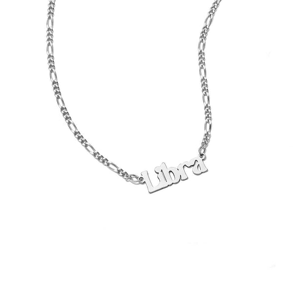 Libra Zodiac Necklace Sterling Silver – Daisy London