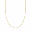 Long Tidal Twist Chain Necklace 18ct Gold Plate