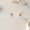 Marguerite Daisy Stud Earrings Sterling Silver