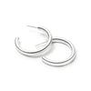 Maxi Bold Hoop Earrings Sterling Silver