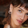 Midi Bold Earring Stack Sterling Silver