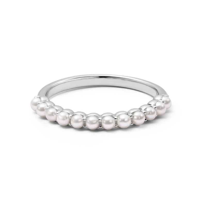 Mini Pearl Band Ring Sterling Silver recommended