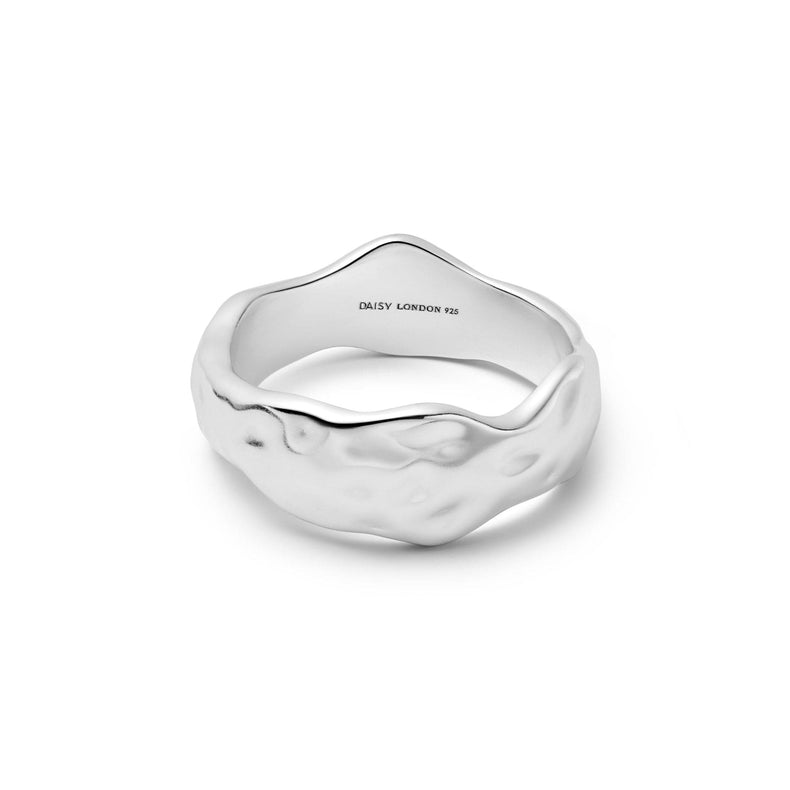 Organic Chunky Band Ring Sterling Silver recommended