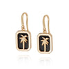 Palm Tree Earrings 18ct Gold Plate