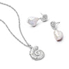 Pearl And Shells Layering Set Sterling Silver