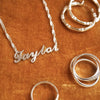 Personalised Carrie Name Necklace Sterling Silver