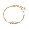 Personalised Date Bracelet 18ct Gold Plate