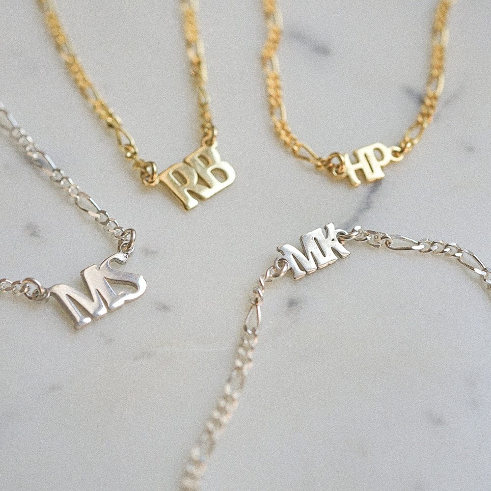 Personalised Initials Bracelet Sterling Silver