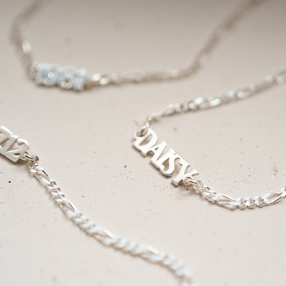 Personalised Name Bracelet Sterling Silver