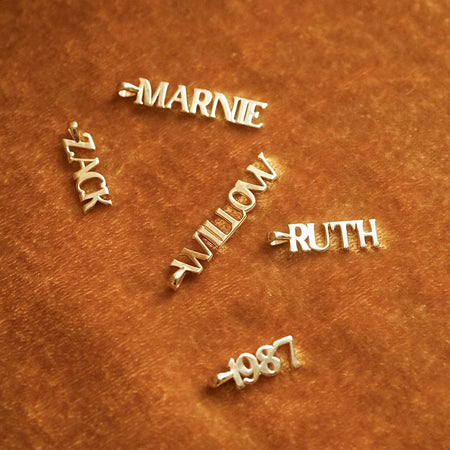 Personalised Name Pendant 18ct Gold Plate recommended