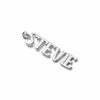 Personalised Name Pendant Sterling Silver