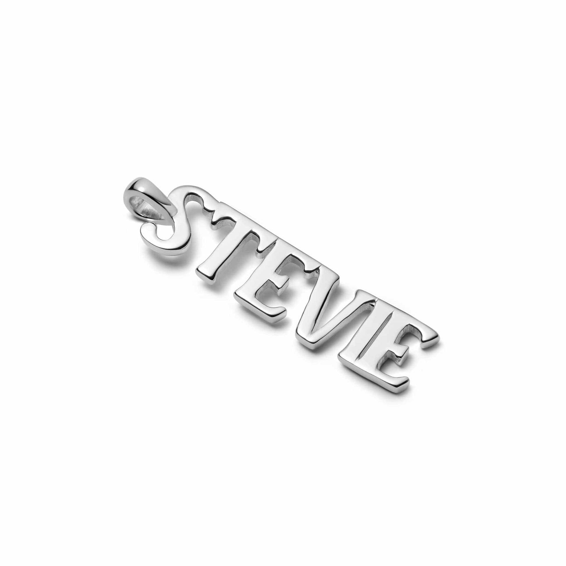 Personalised Name Pendant Sterling Silver