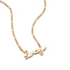 Personalised Script Name Necklace 18ct Gold Plate