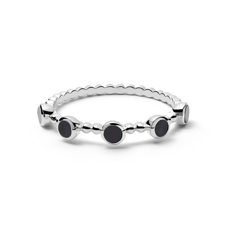 Polly Sayer Black Onyx Bobble Ring Sterling Silver recommended