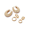 Polly Sayer Bold Ear Look 18ct Gold Plate