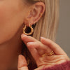 Polly Sayer Chunky Hoop Earrings 18ct Gold Plate