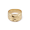 Polly Sayer Chunky Tidal Ring 18ct Gold Plate