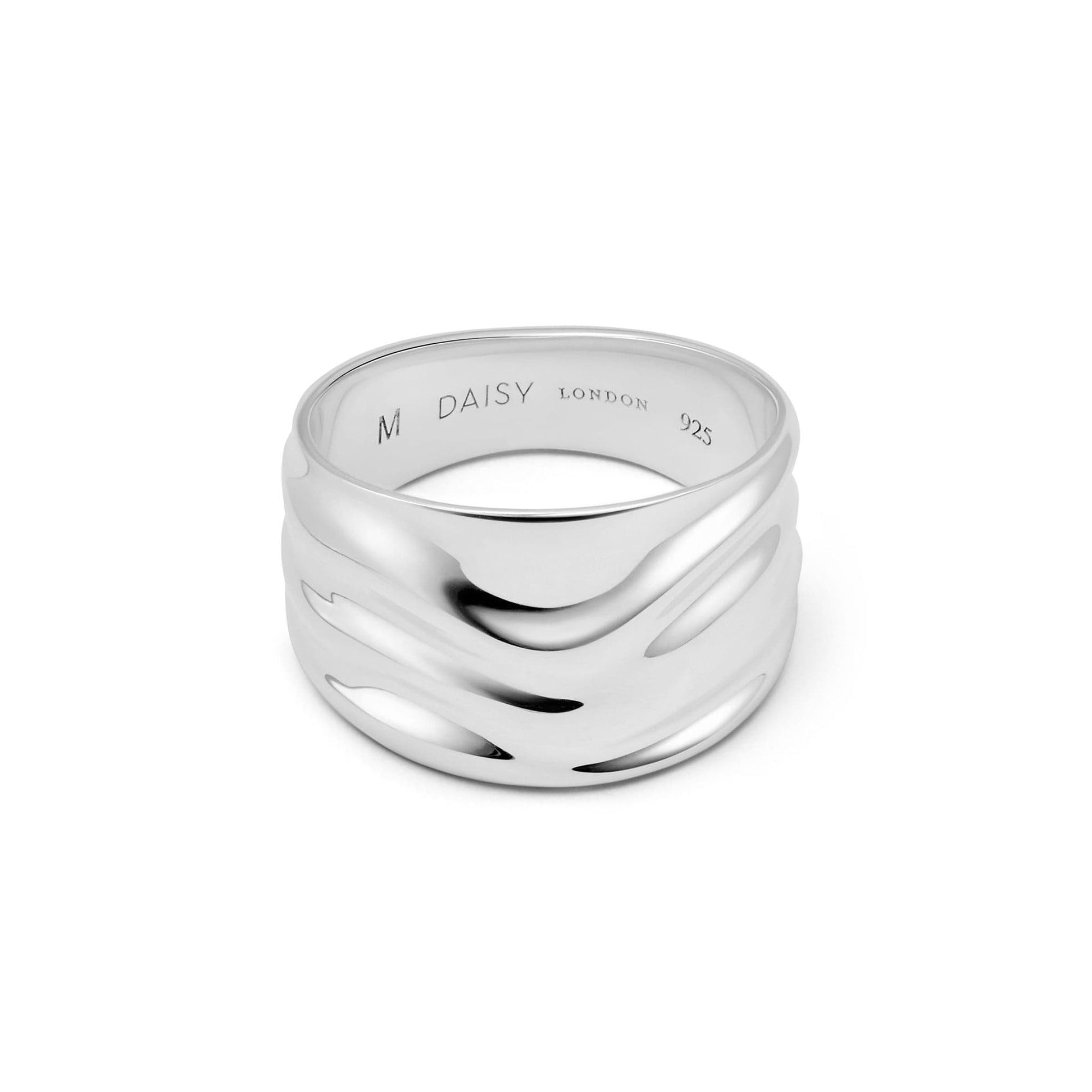 Polly Sayer Chunky Tidal Ring Sterling Silver