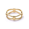 Polly Sayer Knot Band Ring 18ct Gold Plate