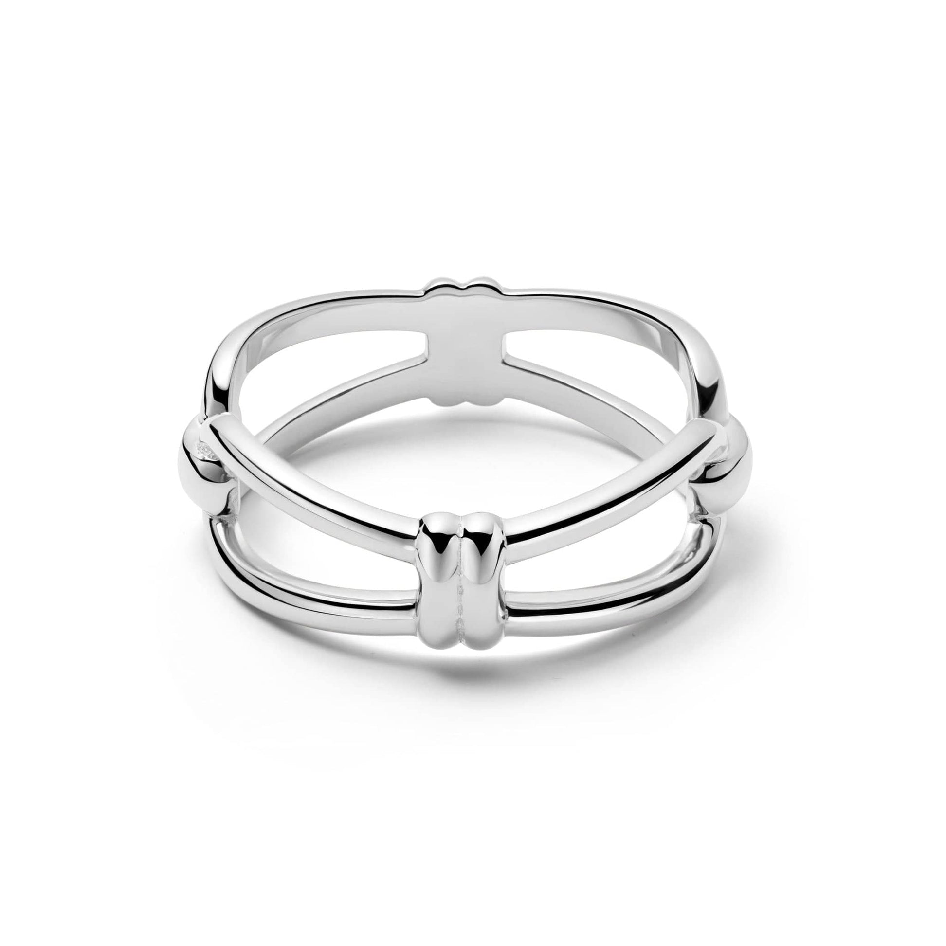 Polly Sayer Knot Band Ring Sterling Silver