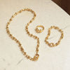 Polly Sayer Knot Chain Layering Set 18ct Gold Plate