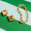 Polly Sayer Vintage Link Chain Bracelet 18ct Gold Plate