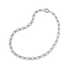 Polly Sayer Vintage Link Chain Necklace Silver Plate