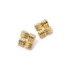 Polly Sayer Mini Lattice Stud Earrings 18ct Gold Plate