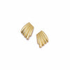 Polly Sayer Mini Wave Stud Earrings 18ct Gold Plate