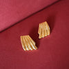 Polly Sayer Oversized Wave Stud Earrings 18ct Gold Plate