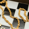 Polly Sayer Vintage Rope Chain Layering Set 18ct Gold Plate