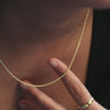 Rope Layering  Chain Necklace 18ct Gold Plate