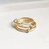 Protection and Harmony Ring Stack 18ct Gold Plate