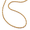 Rope Chain Necklace 18ct Gold Plate