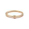 Rose Quartz Healing Stone Ring 18ct Gold Plate