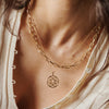 Sacral Chakra Necklace 18ct Gold Plate